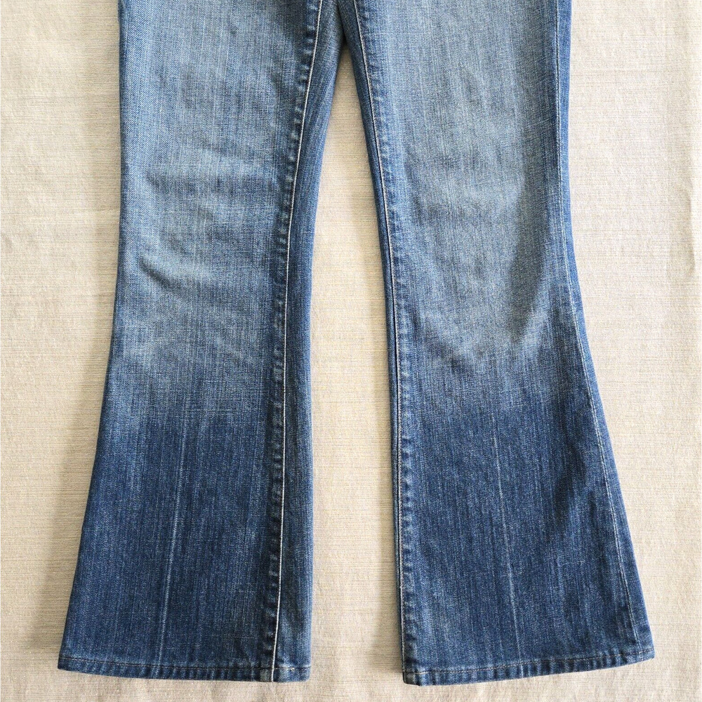Citizens Of Humanity Jeans Womens 27 Low Rise Flare Distressed Denim Grunge Y2K - Picture 7 of 14